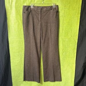 Express Wool Brown Wide Leg Pants